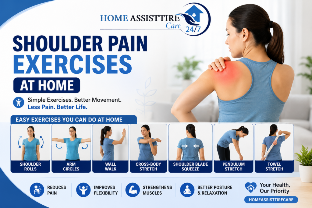Shoulder Pain Exercises at Home